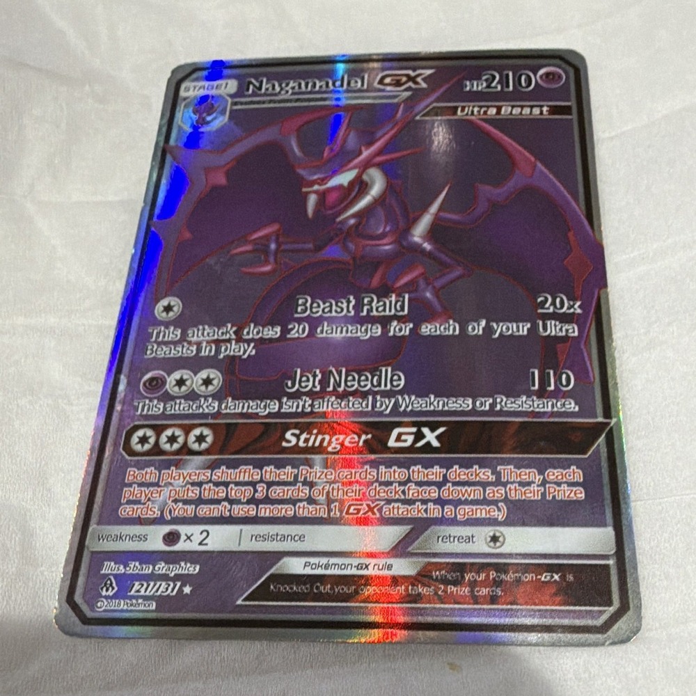 Naganadel GX 121/131 SM-Unified Minds Holo Ultra Rare GX English 2018